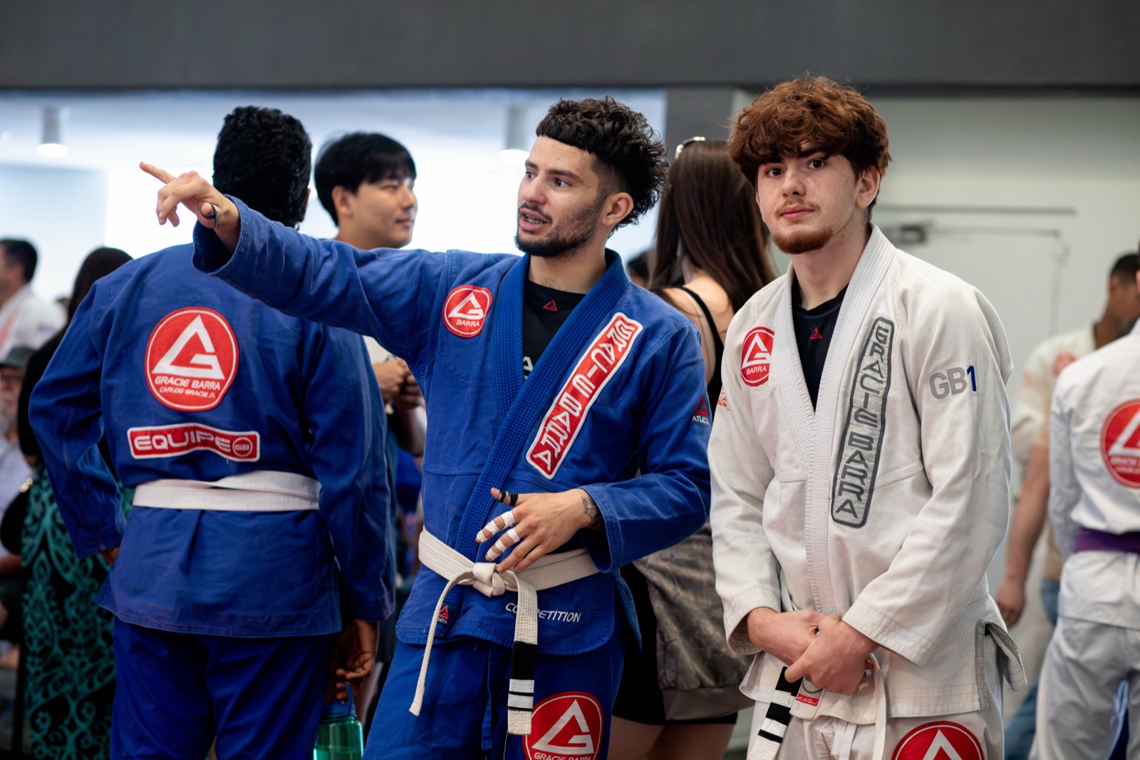 Members together at a Gracie Barra event